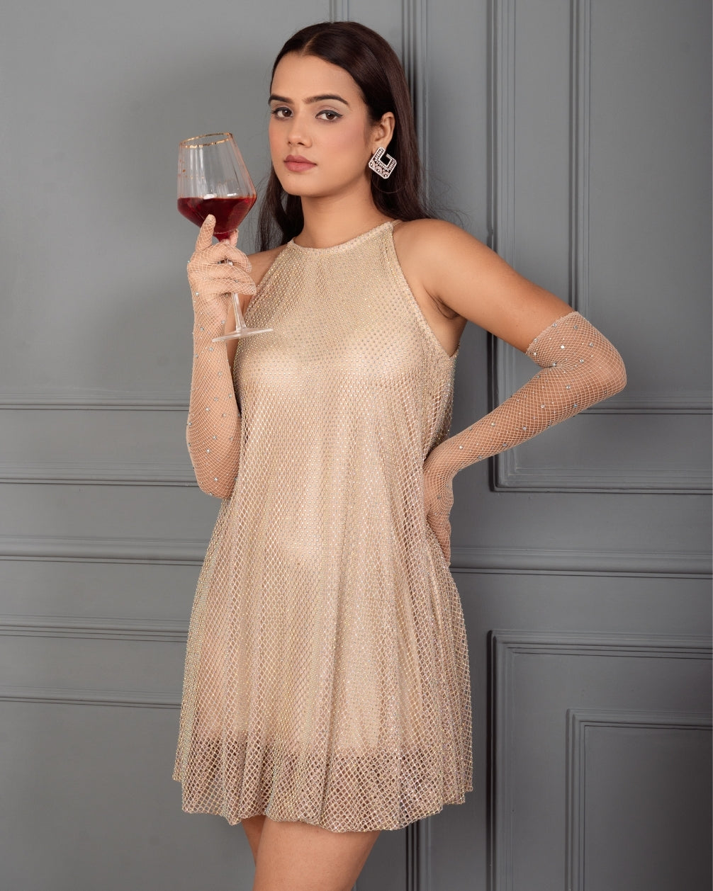EMILA BALLOON SHORT DRESS