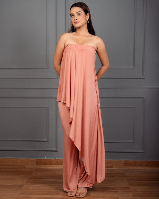 ALONDRA TUBE DRAPE JUMPSUIT