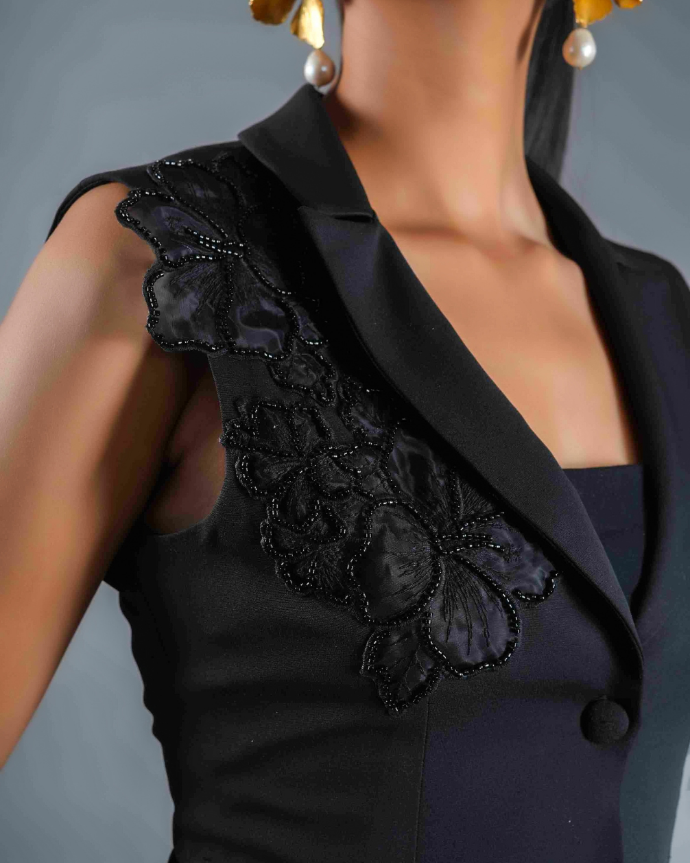 Olivia Embroidered Blazer