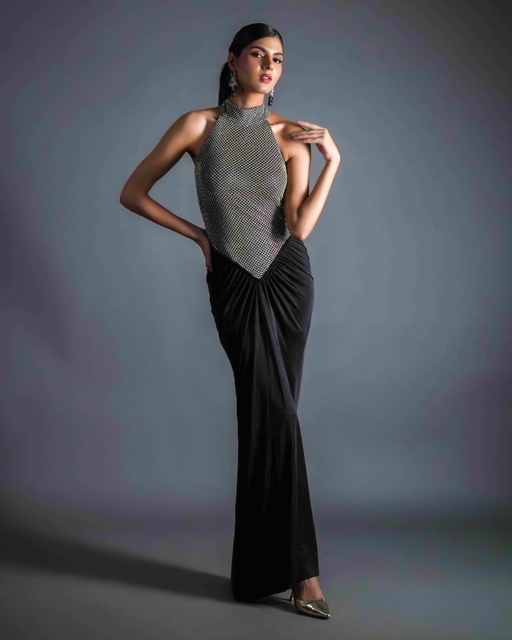 Vittoria Rhinestone Dress