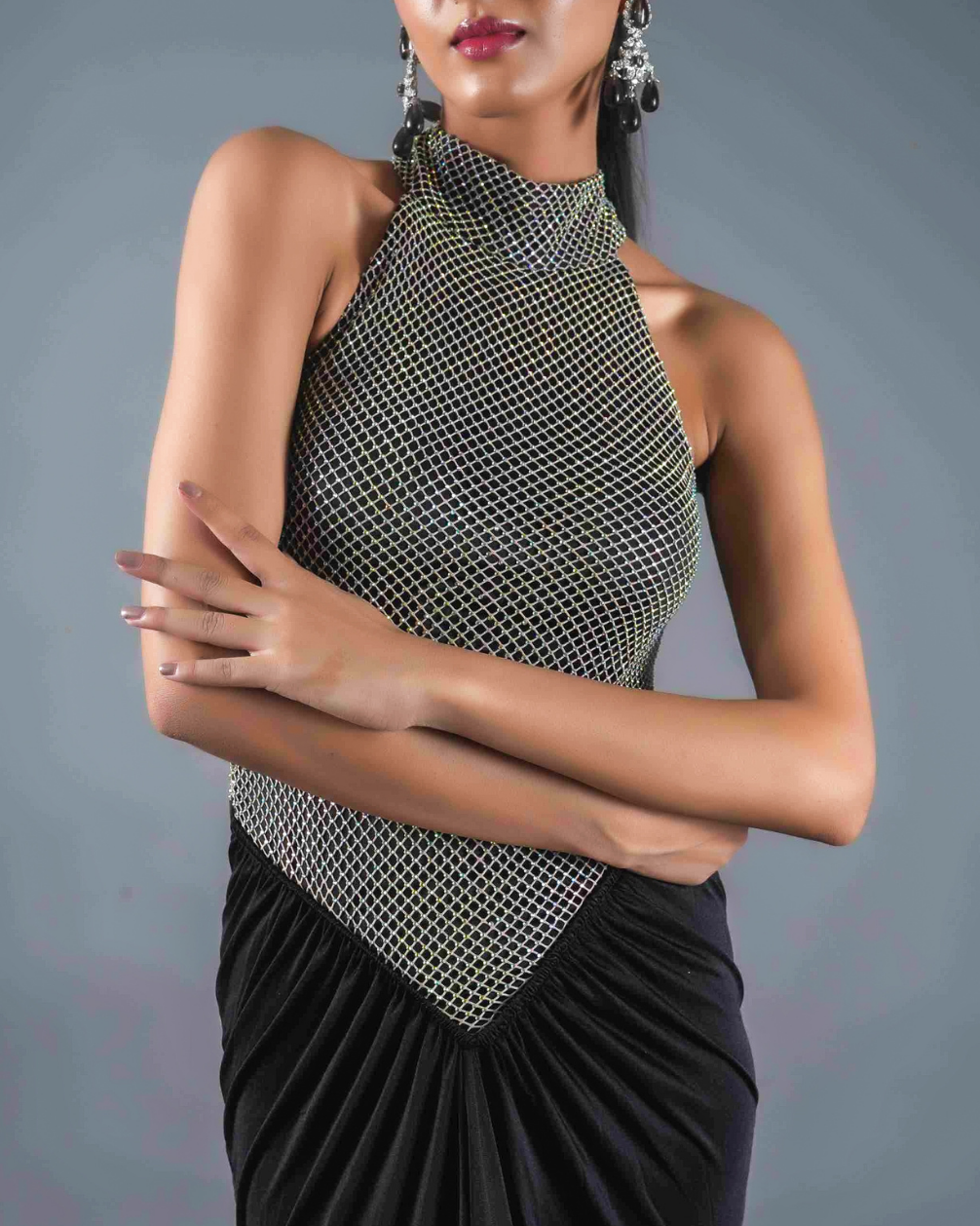 Vittoria Rhinestone Dress
