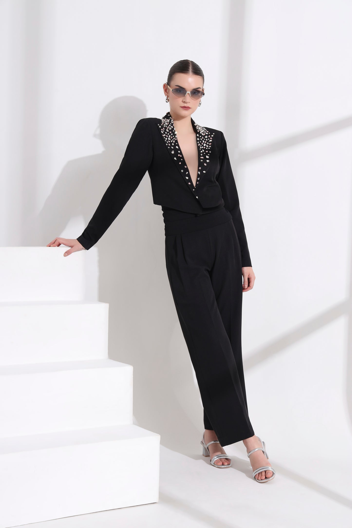 Paloma Crop Jacket Co-ord set