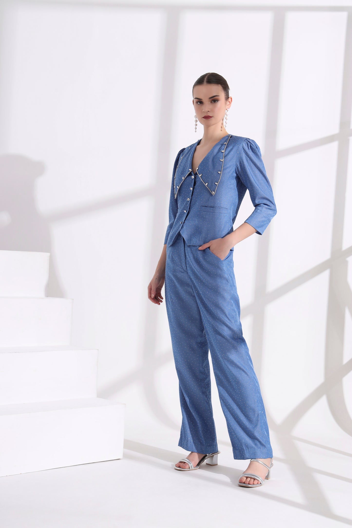 Elenor collared co-ord set