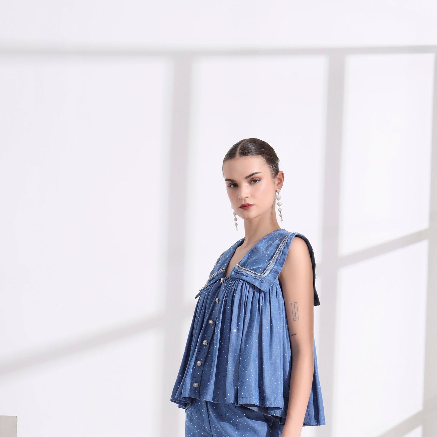 Elenor Sailor Collar Co-ord Set