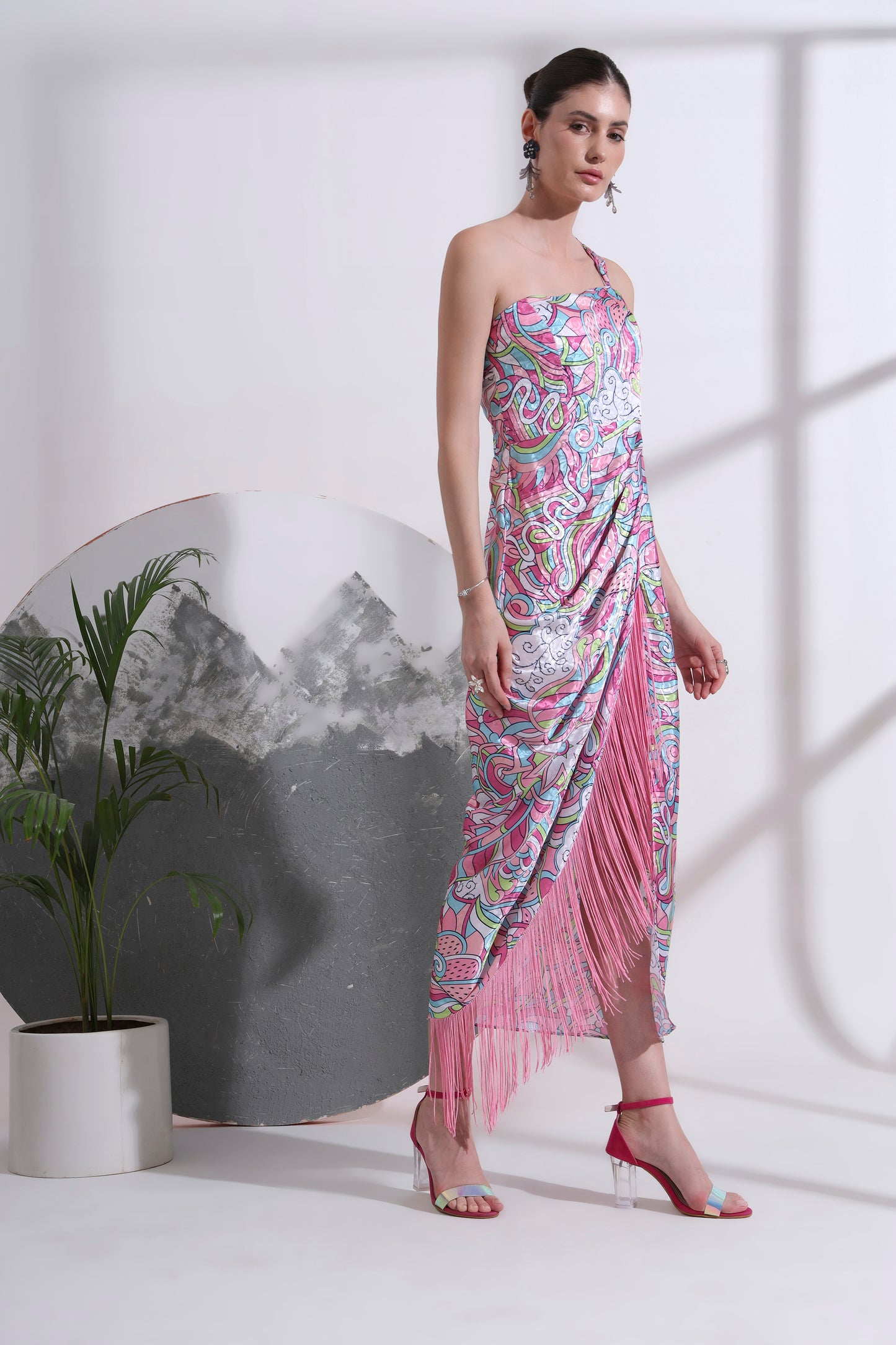 Axelle Drape Dress