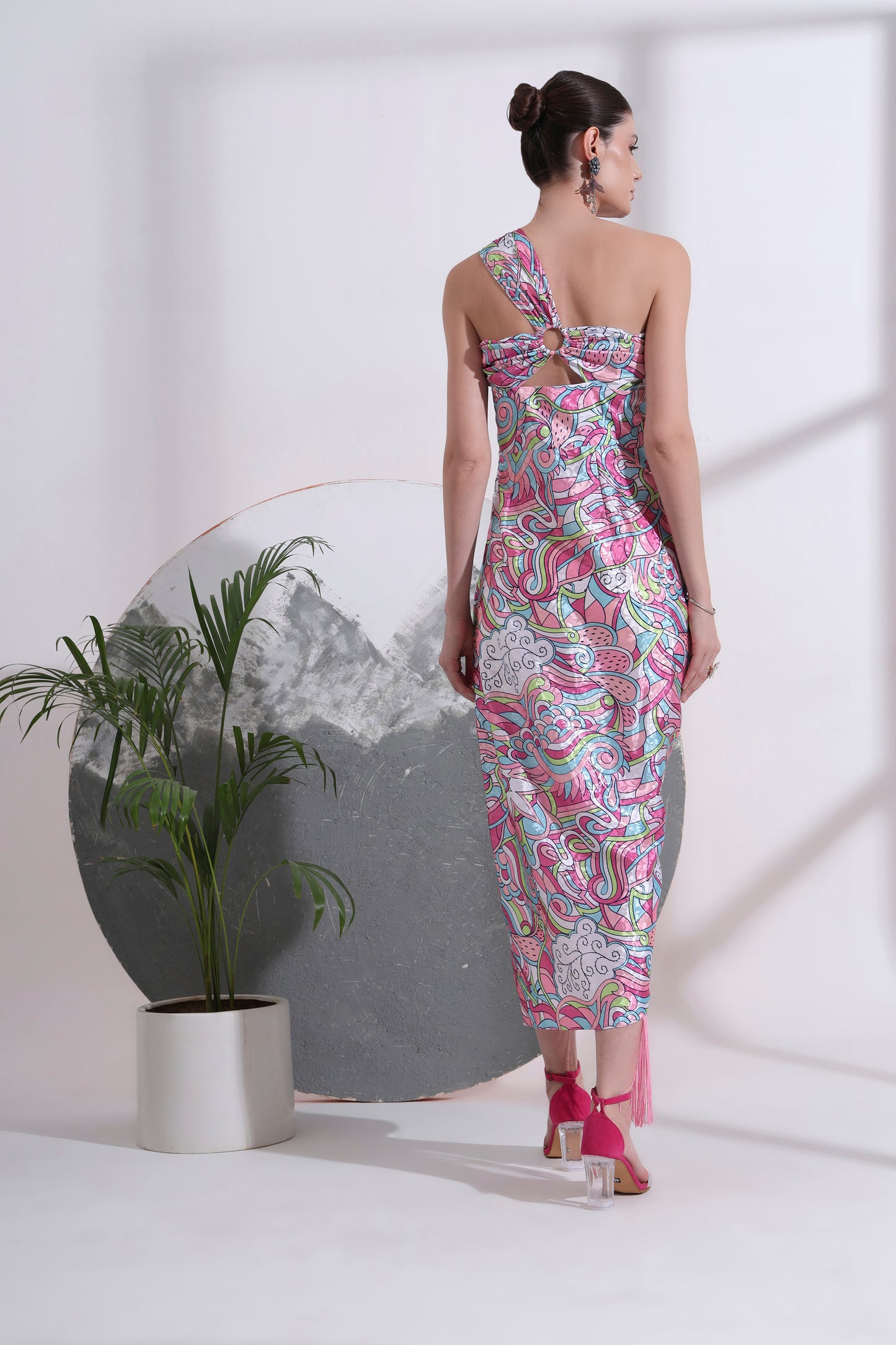 Axelle Drape Dress