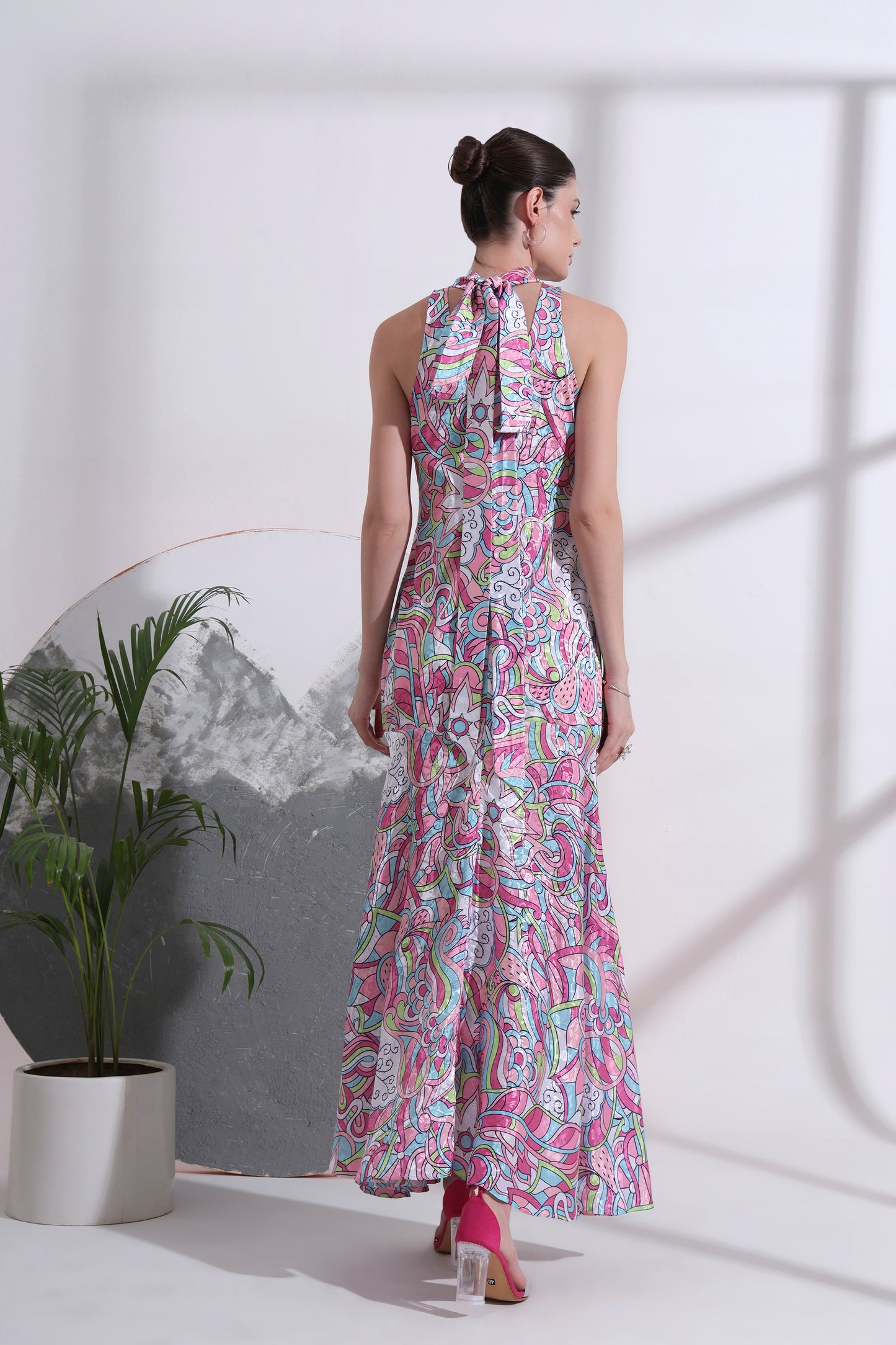 Axelle Scarf Maxi Dress