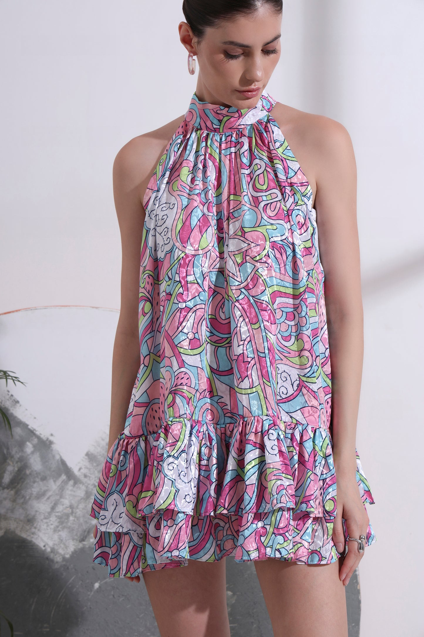 Axelle Ruffle Dress