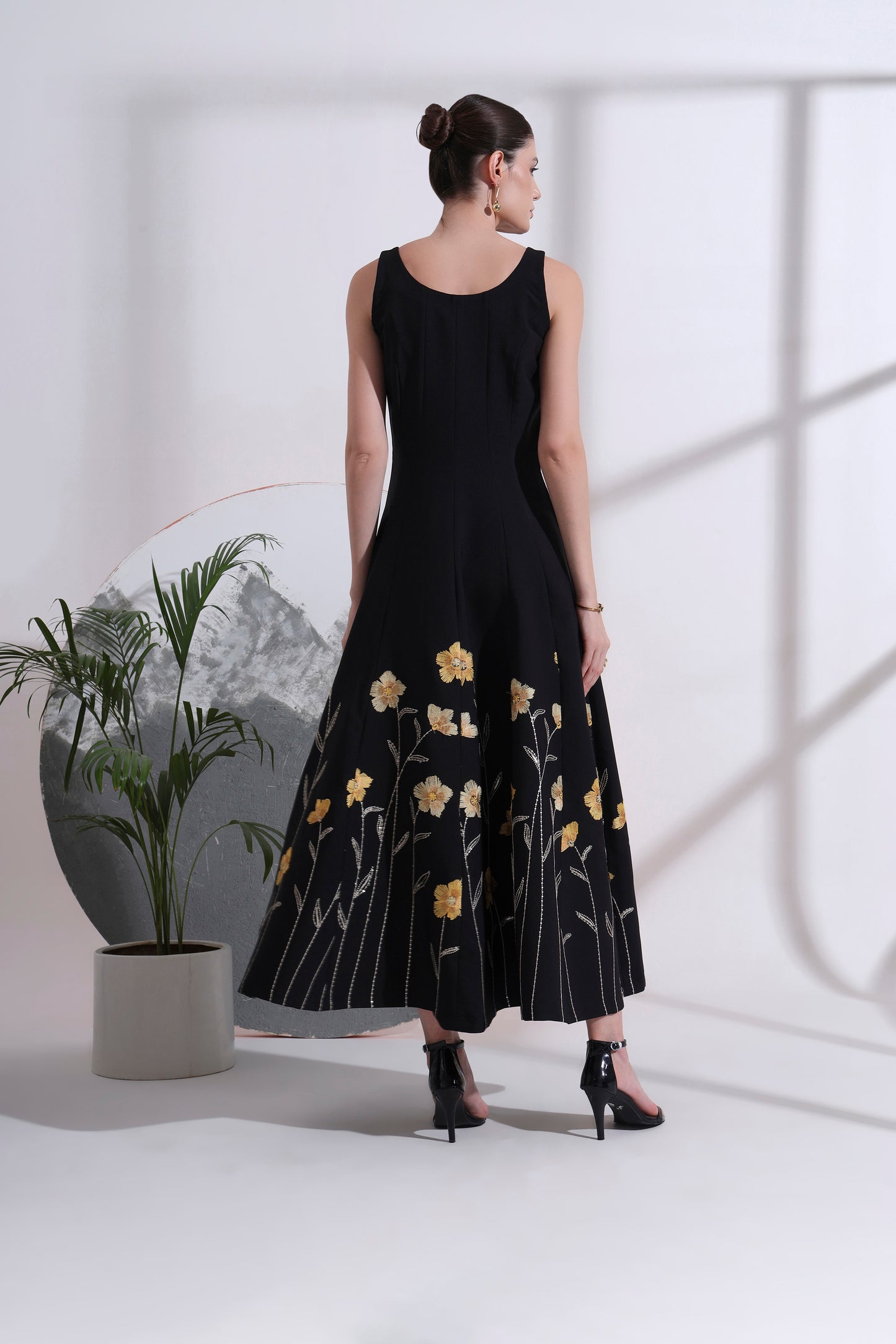 Sabine Embroidered Maxi Dress