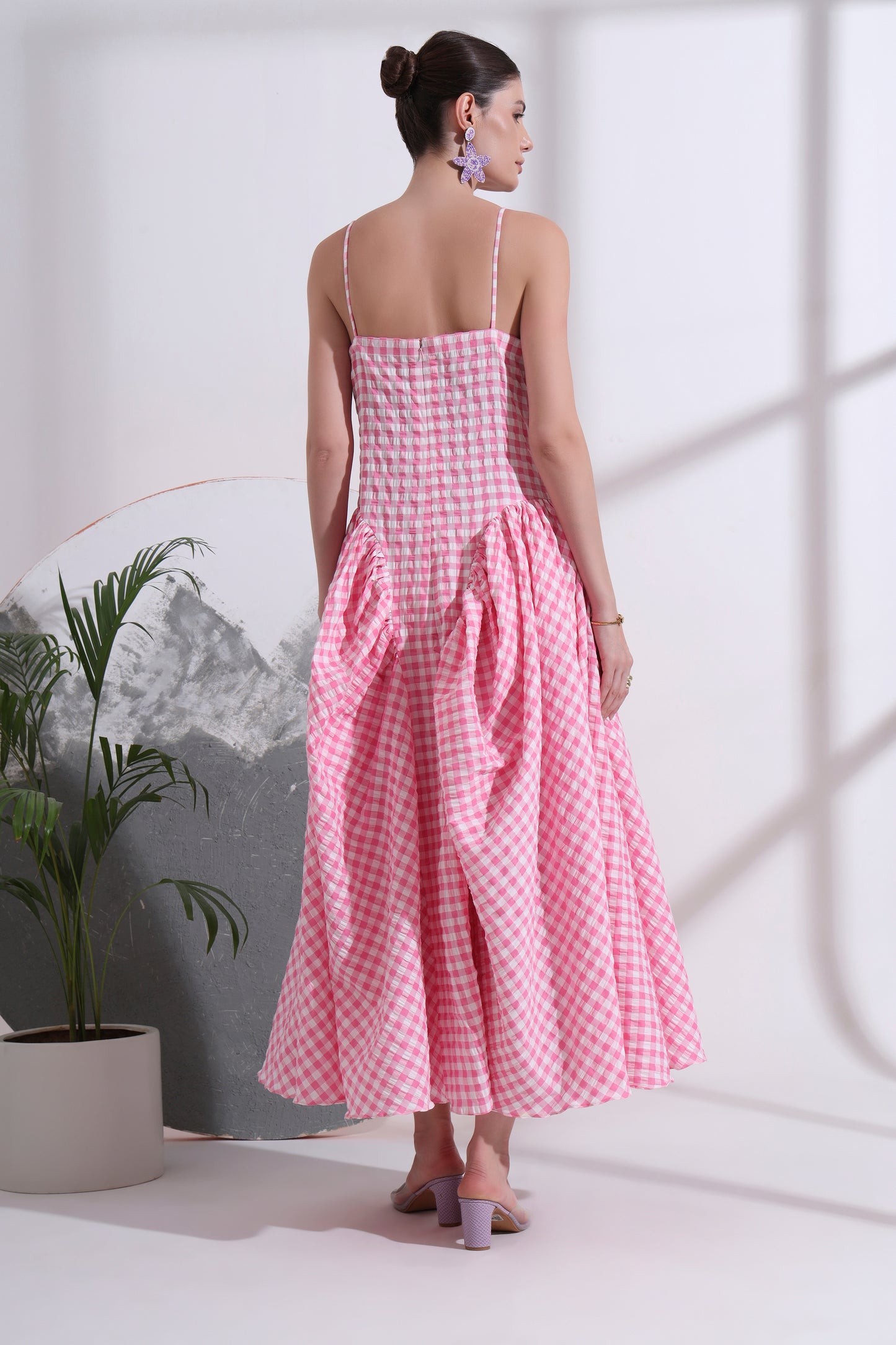 Nolwenn Gathered Maxi Dress
