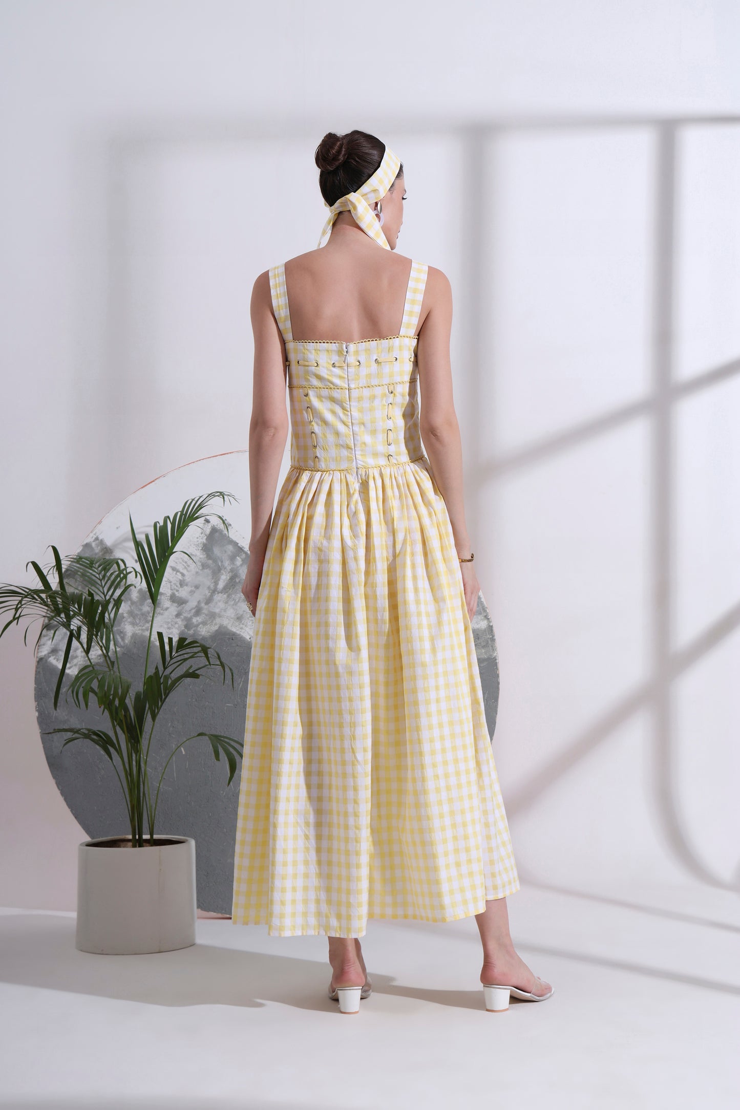 Gaelle Eyelet Maxi Dress