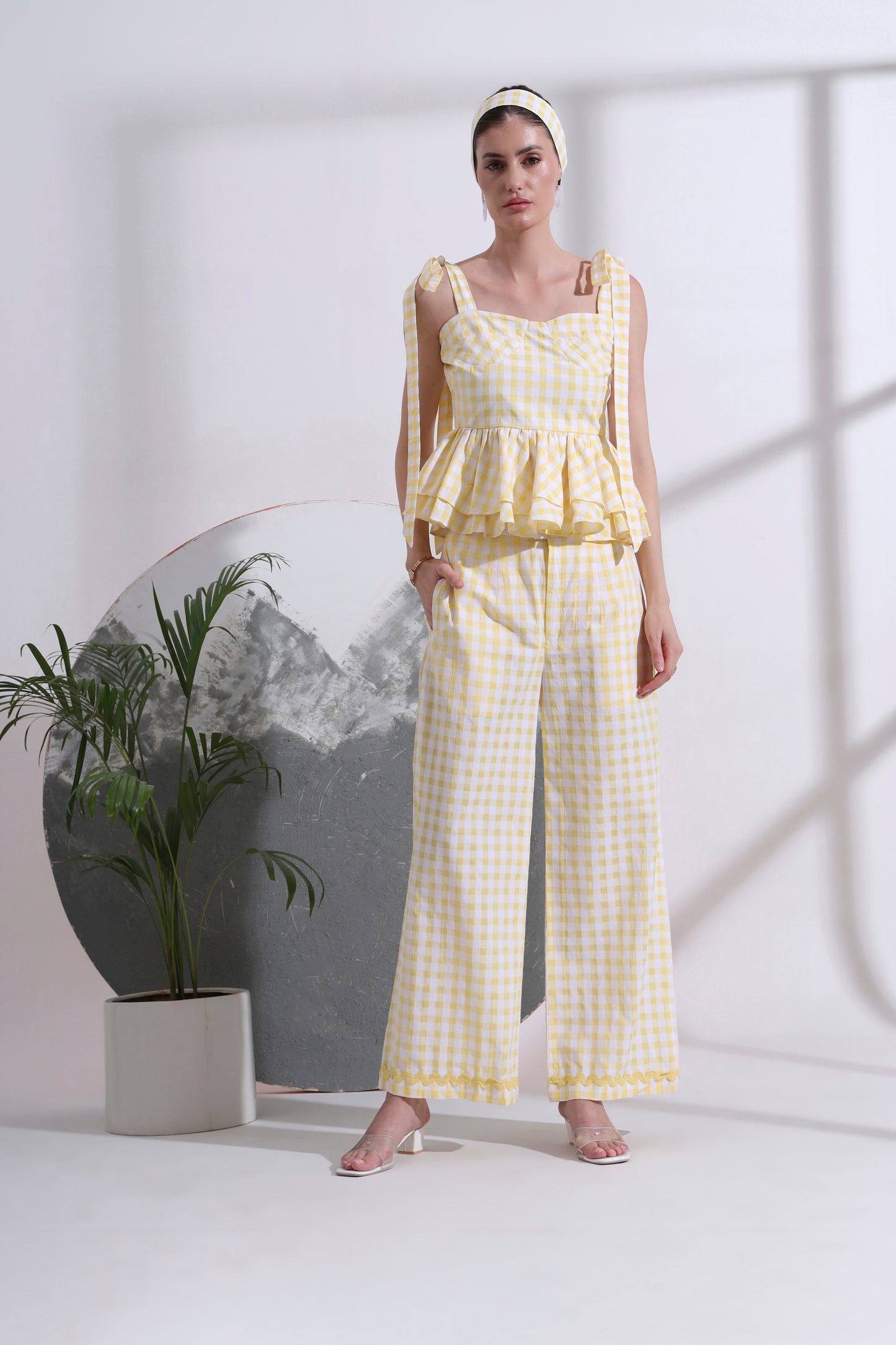 Gaelle Peplum Co-ord Set