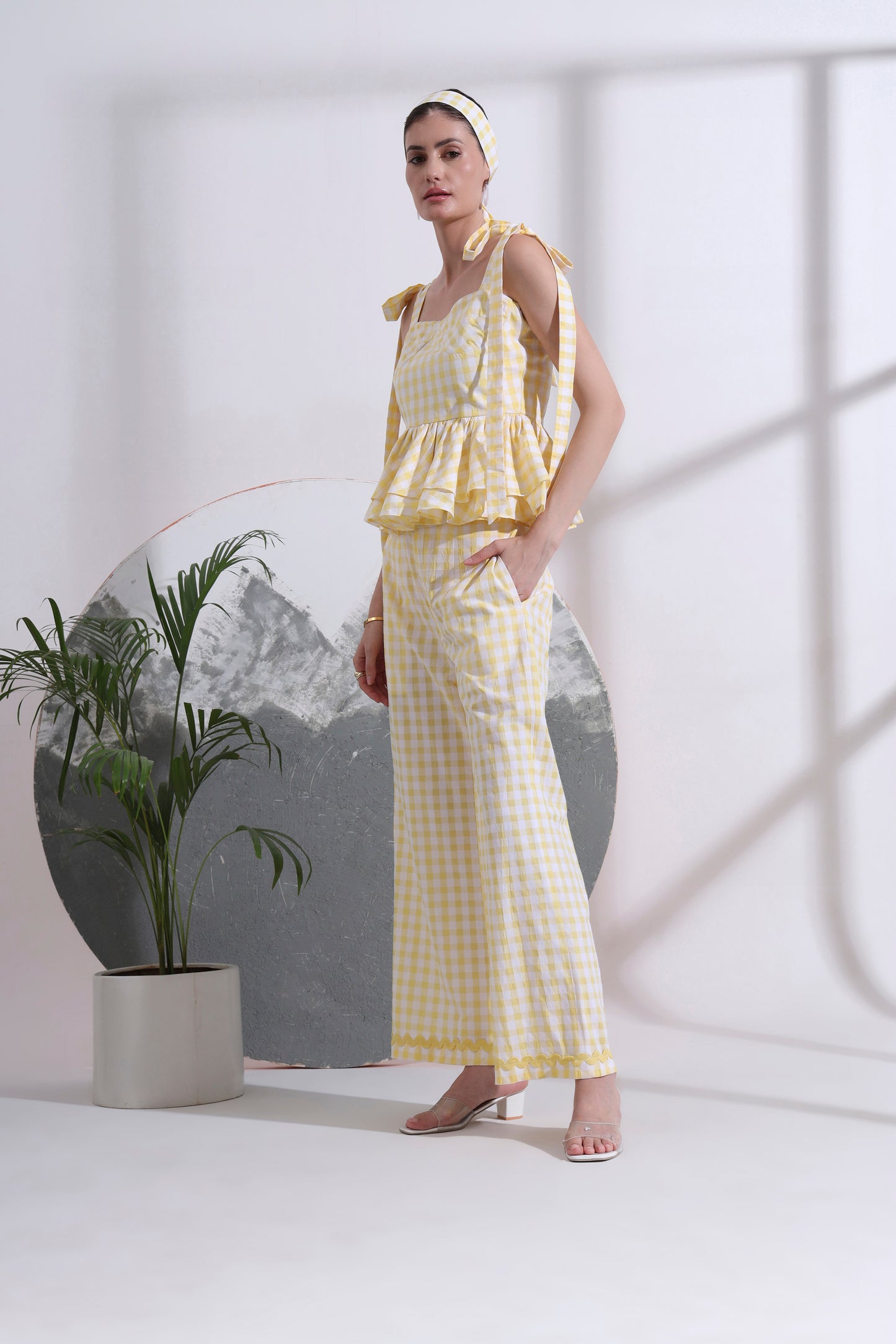 Gaelle Peplum Co-ord Set