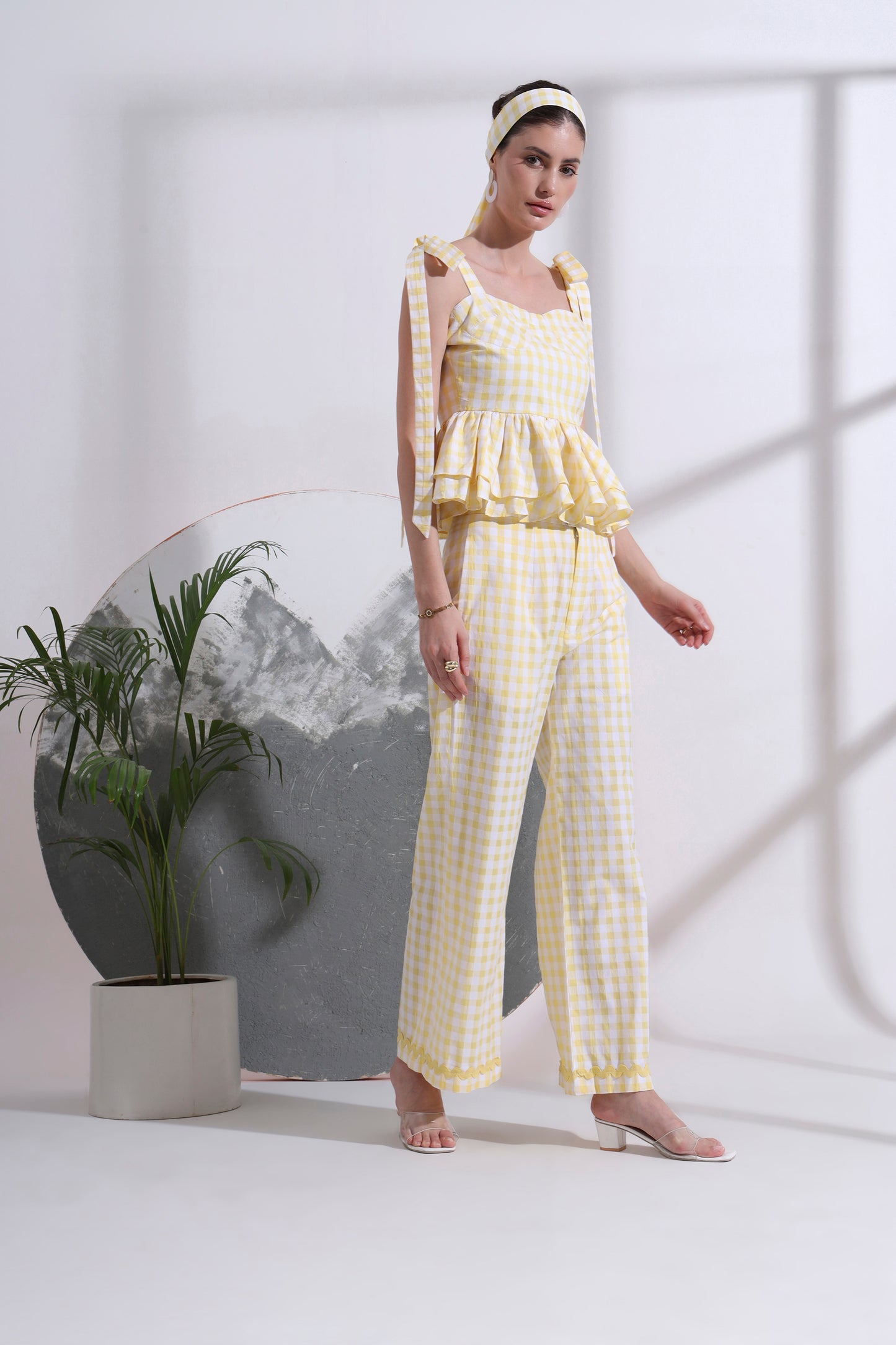 Gaelle Peplum Co-ord Set
