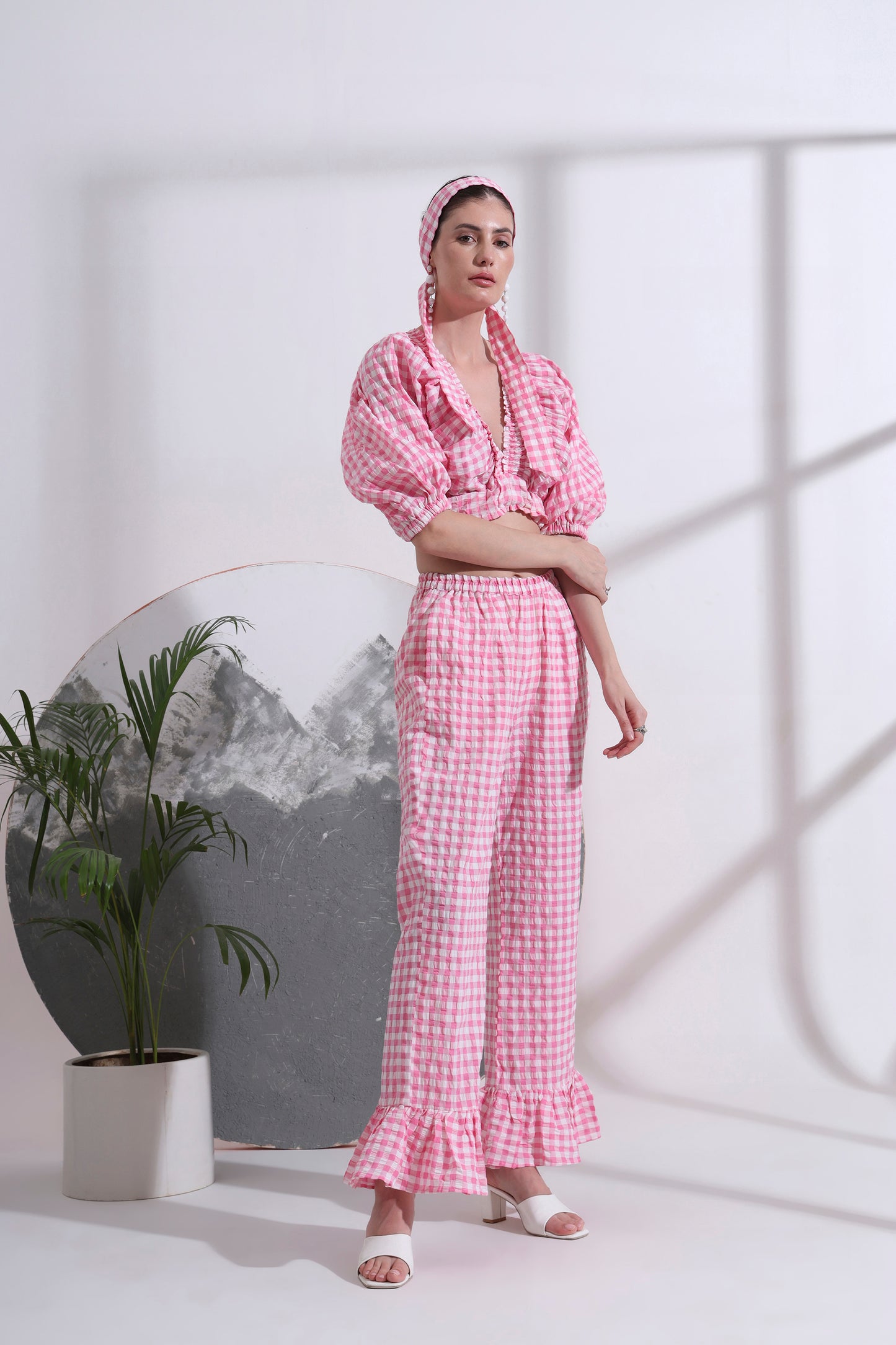 Nolwenn Crop & Flair Co-ord Set