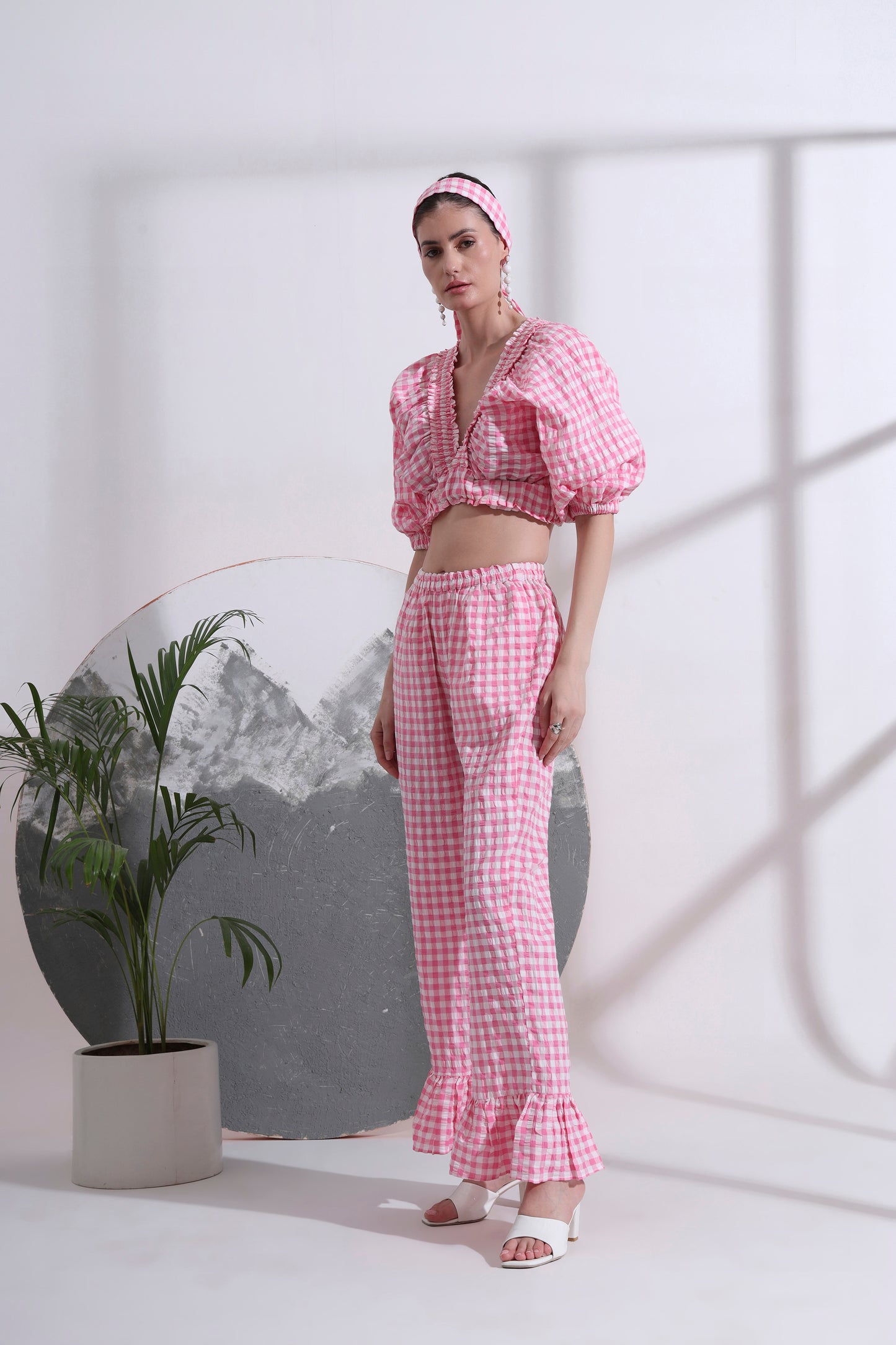 Nolwenn Crop & Flair Co-ord Set