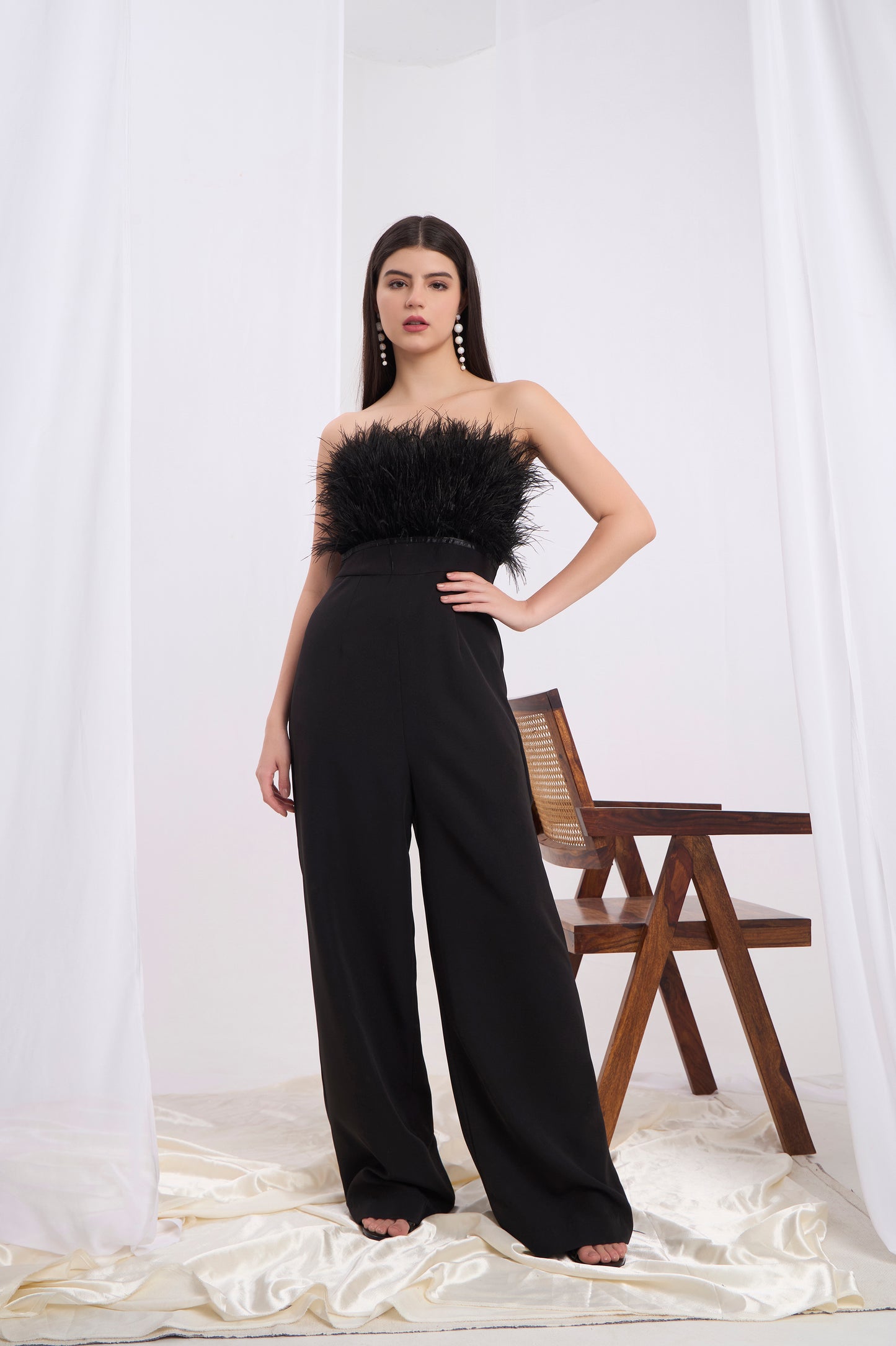 Ginevra Feather Jumpsuit