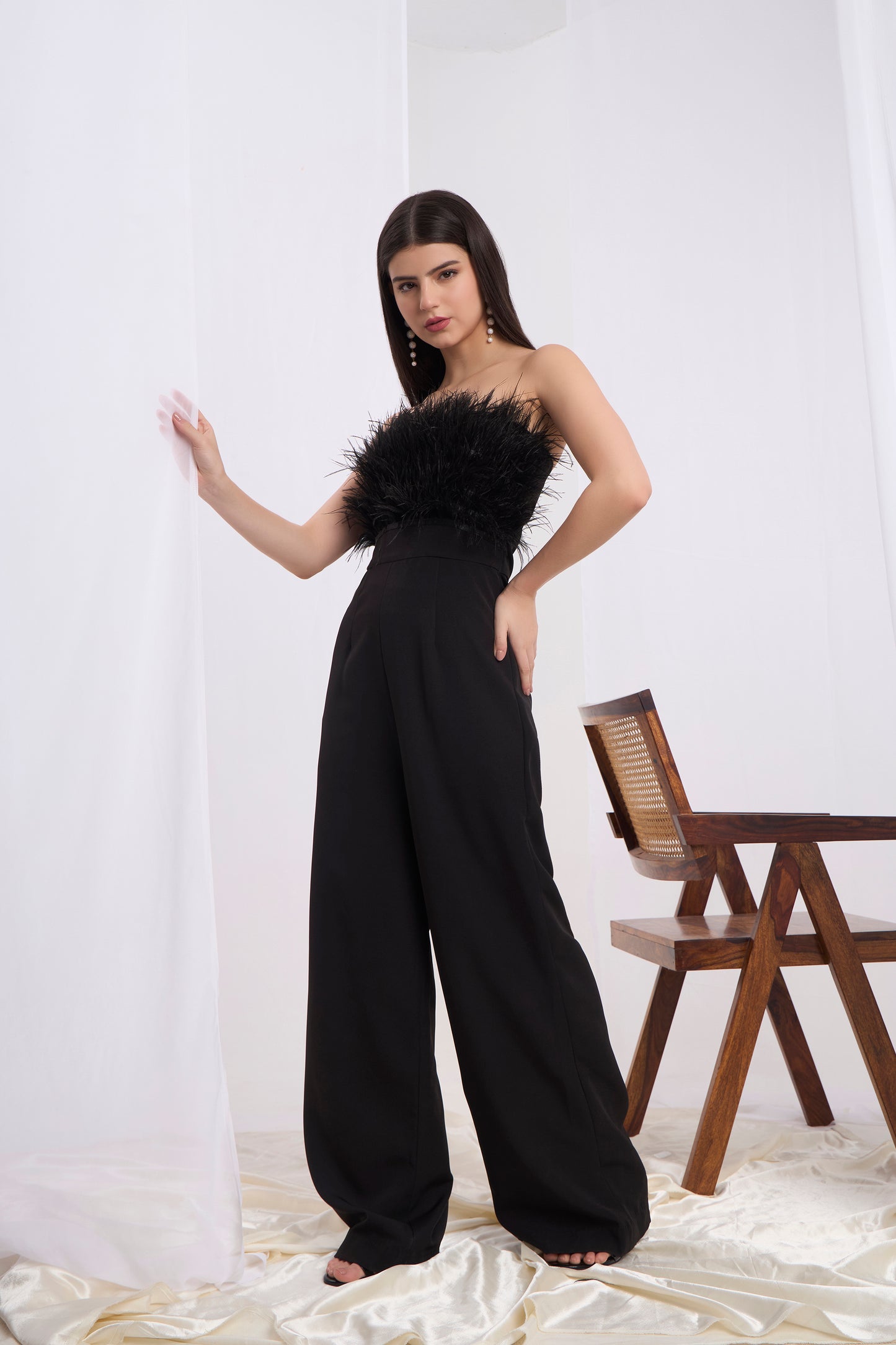 Ginevra Feather Jumpsuit