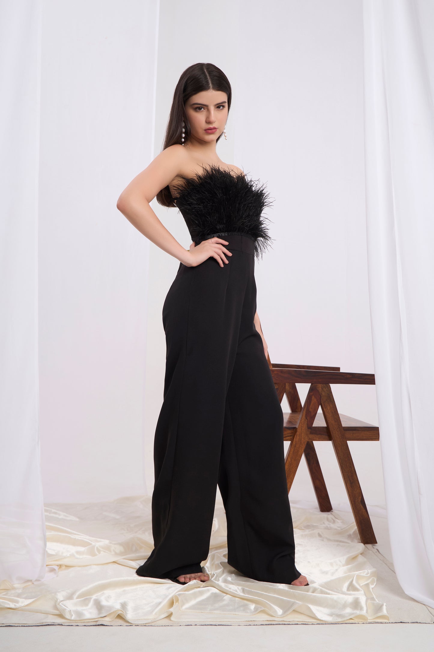 Ginevra Feather Jumpsuit