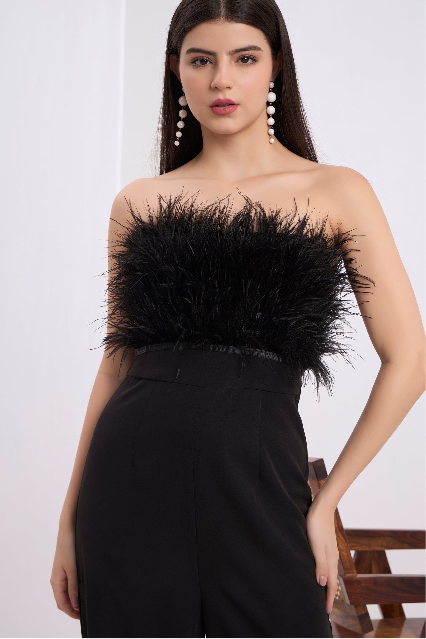 Ginevra Feather Jumpsuit