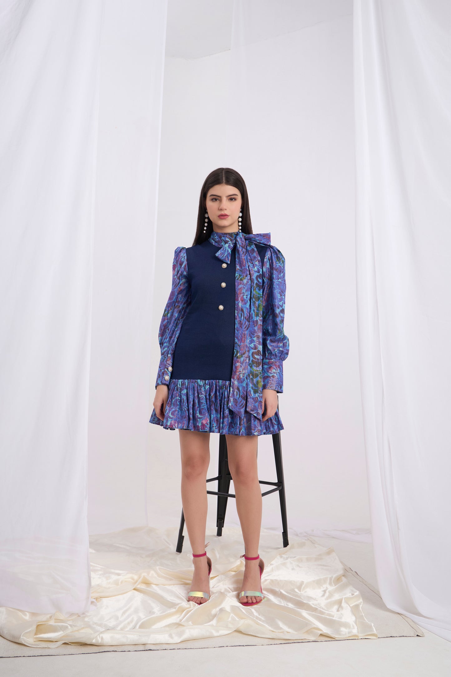 Colette High Neck Dress
