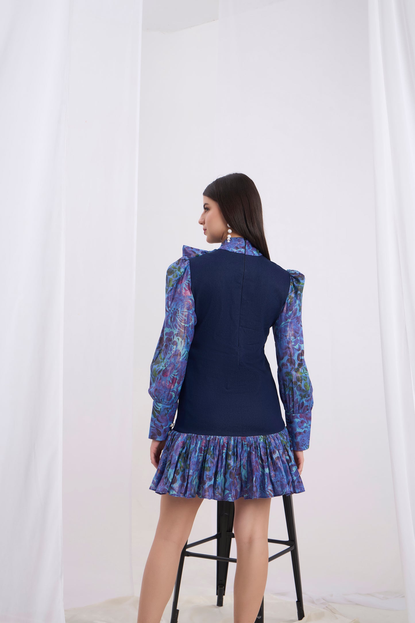 Colette High Neck Dress