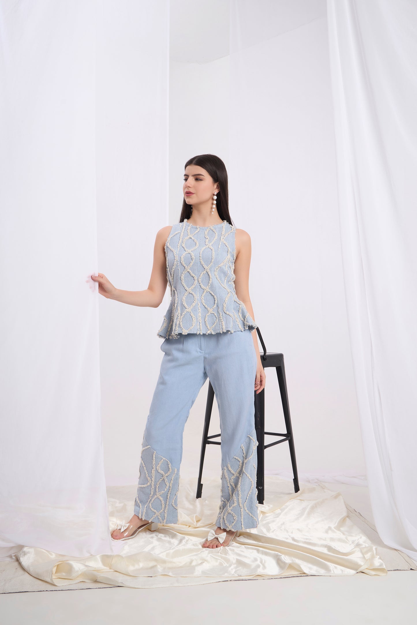 Victoria Peplum Co-ord Set