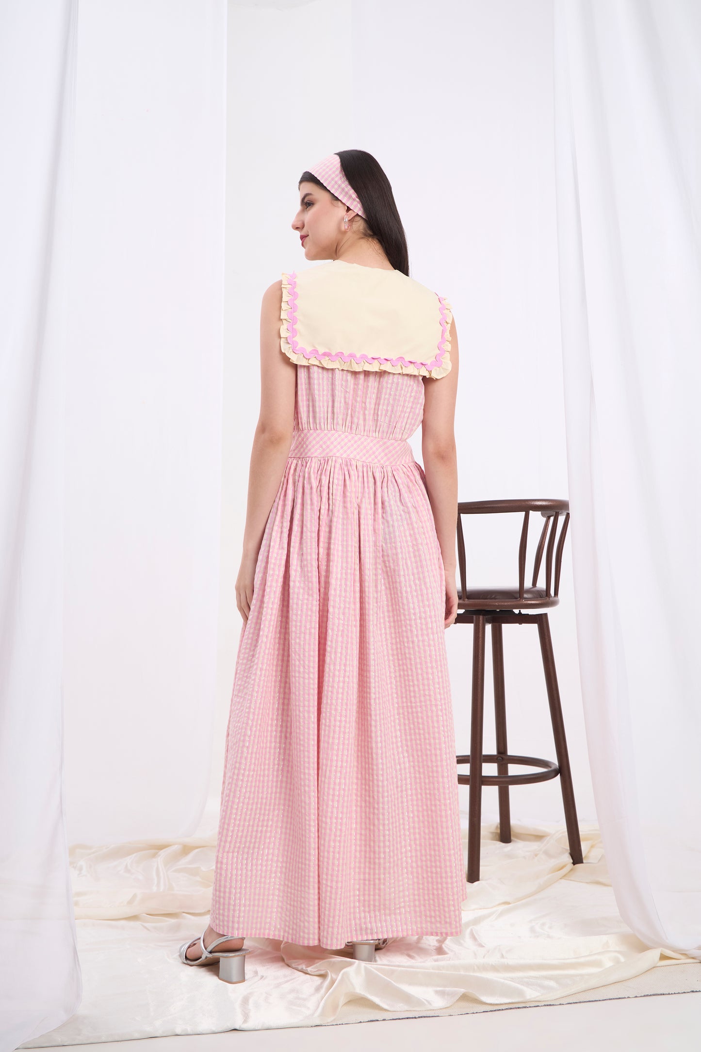 Annalisa Sailor Collar Maxi Dress