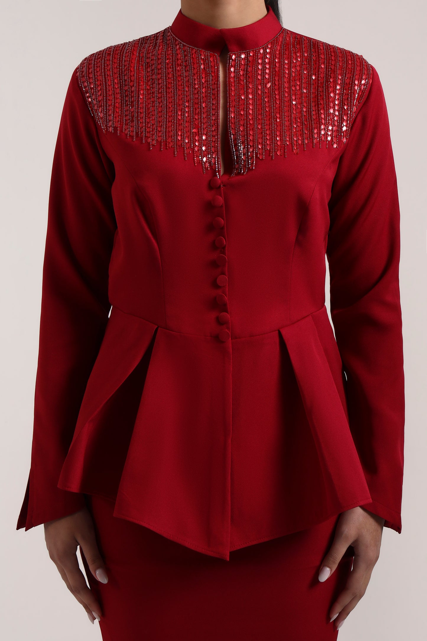 Cherry Embellishedc Blazer