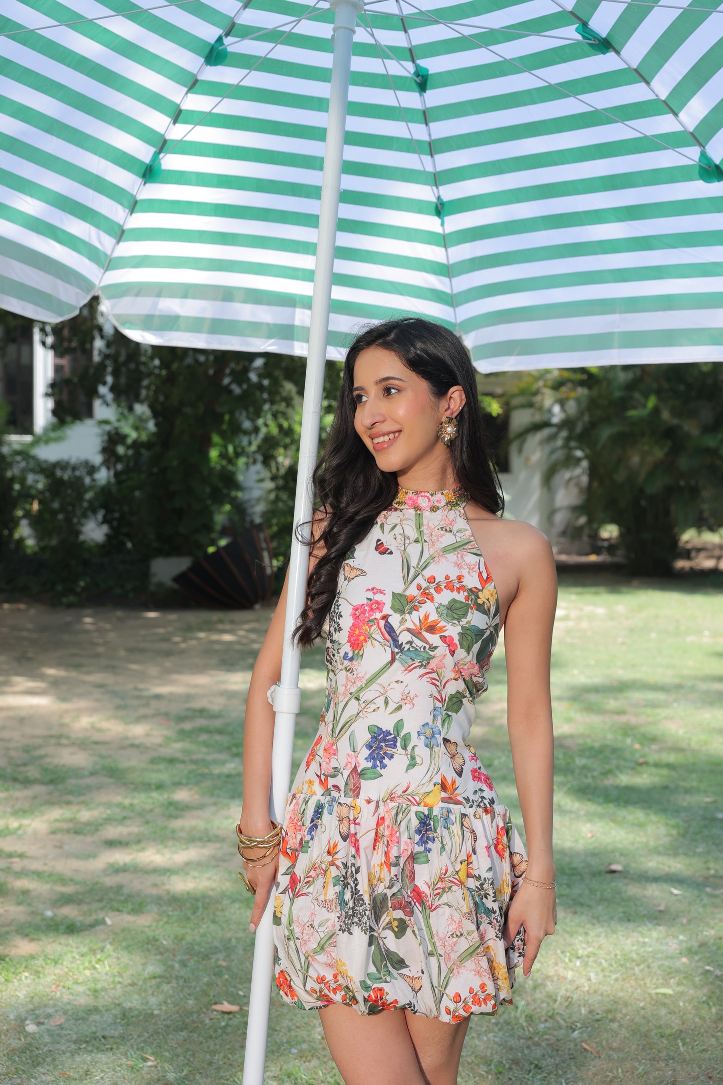Summer Fig Balloon Dress