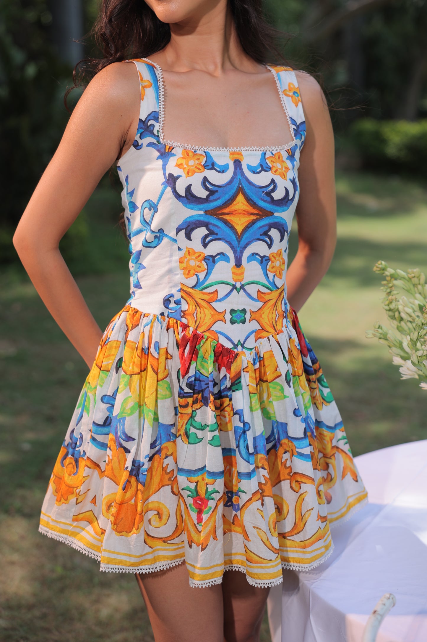 Capri Sunset Short Dress
