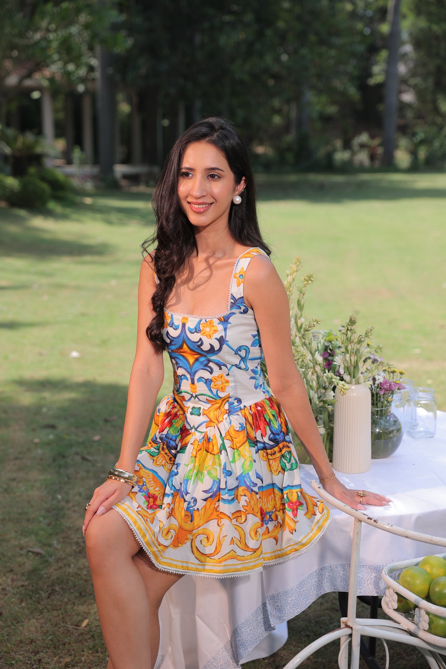 Capri Sunset Short Dress