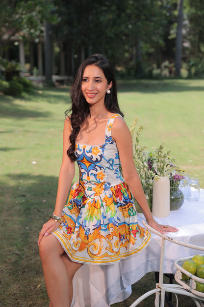 Capri Sunset Short Dress