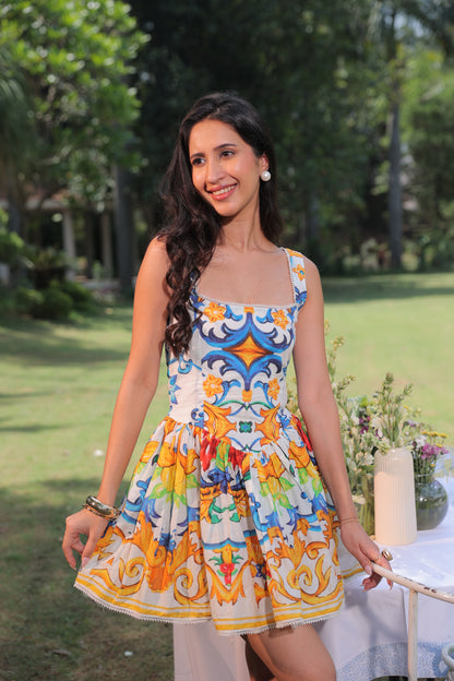 Capri Sunset Short Dress