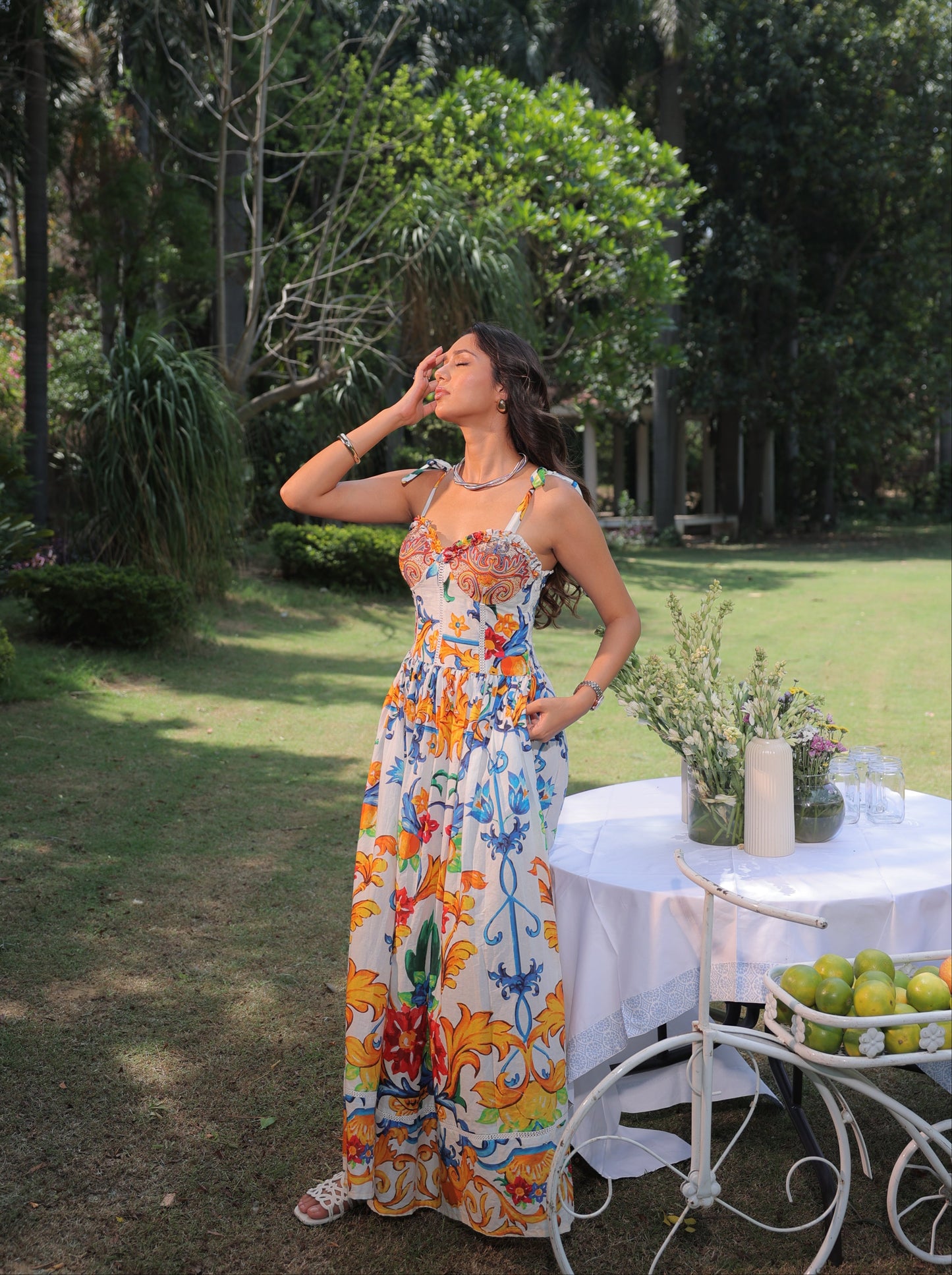 Capri Sunset Maxi Dress
