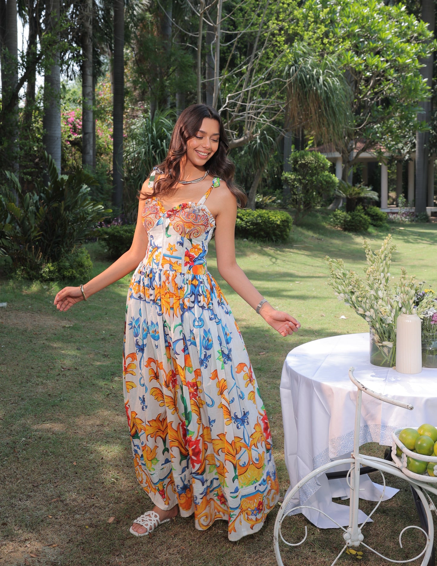 Capri Sunset Maxi Dress