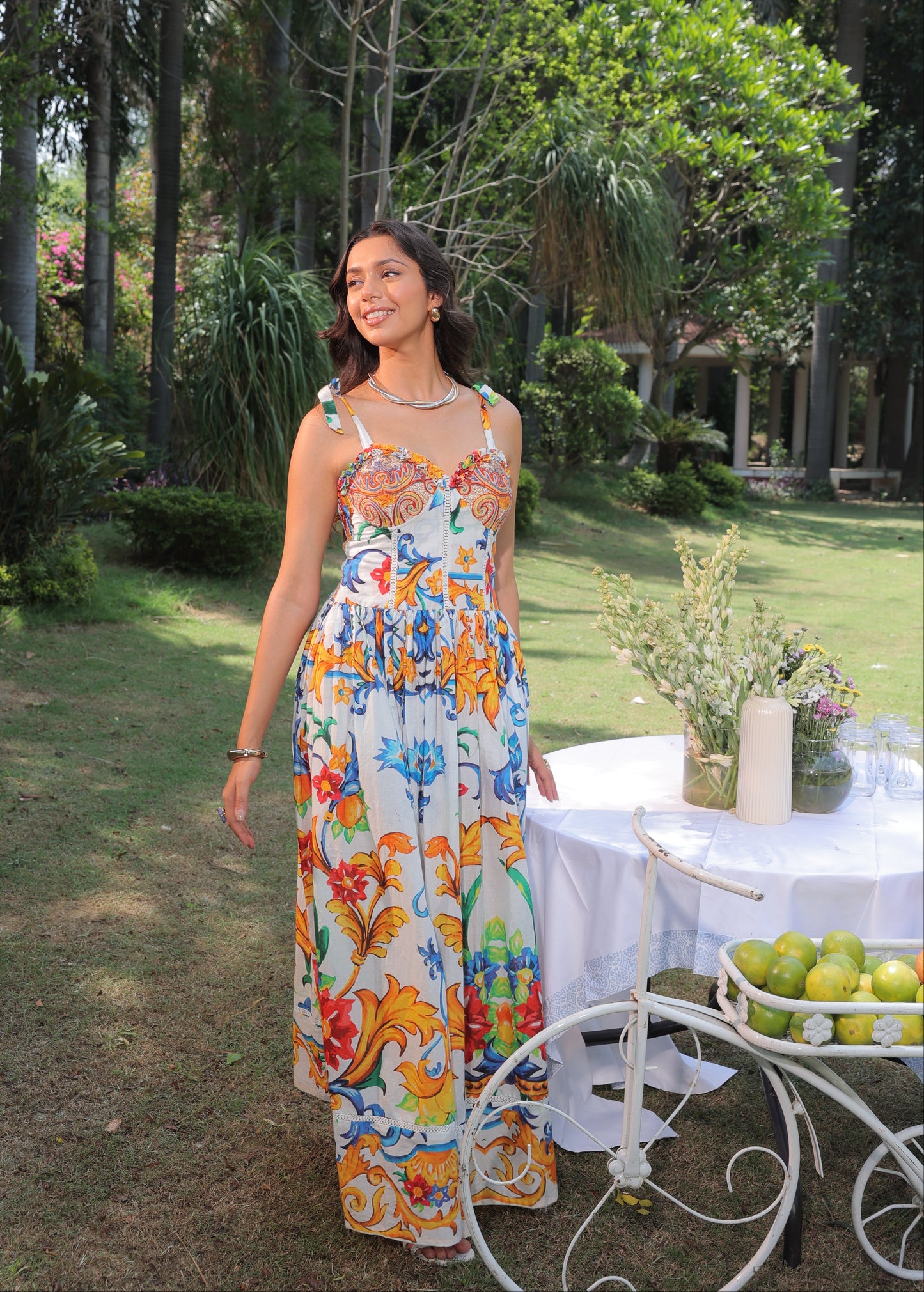 Capri Sunset Maxi Dress