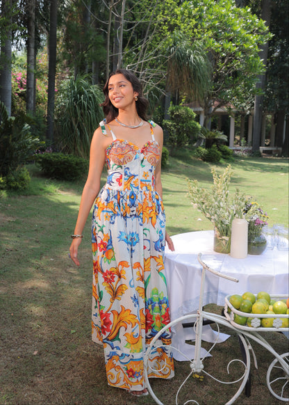 Capri Sunset Maxi Dress