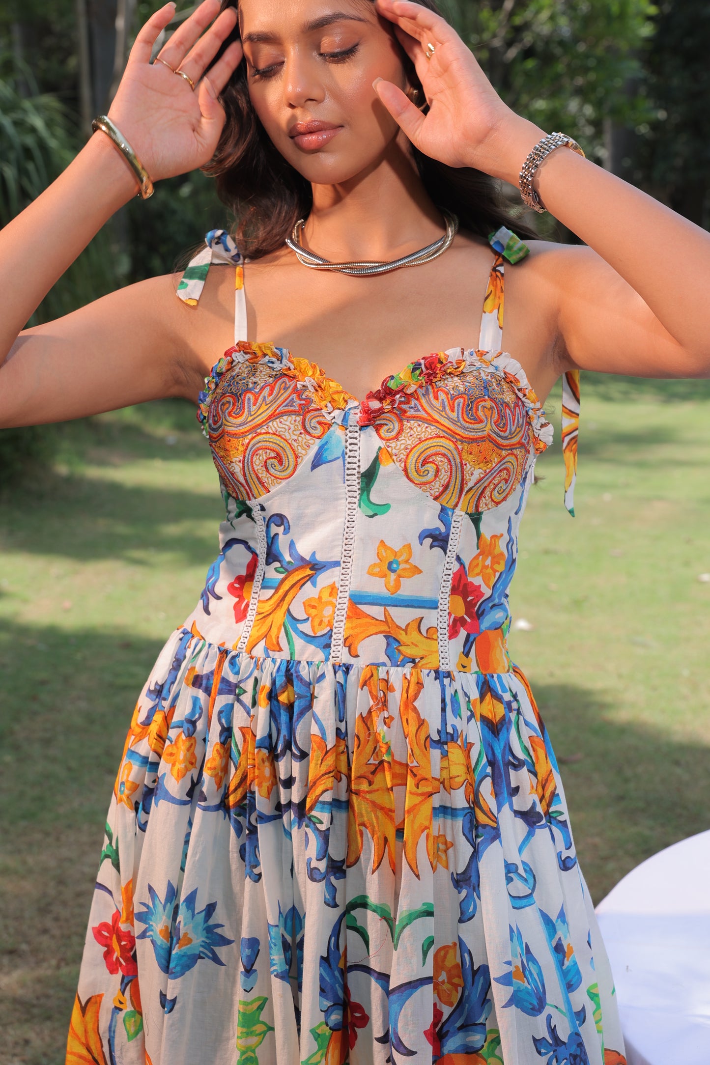 Capri Sunset Maxi Dress