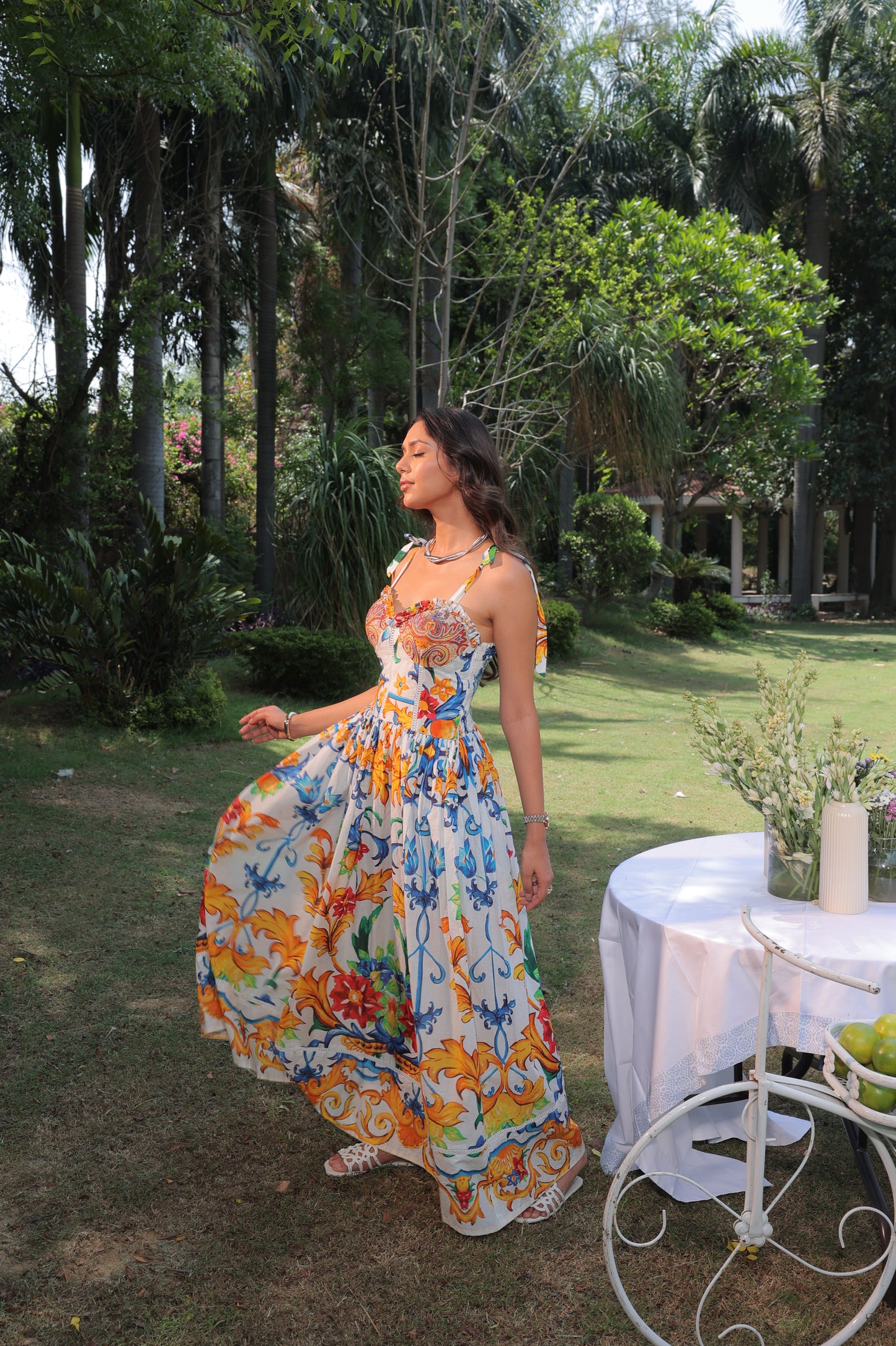 Capri Sunset Maxi Dress