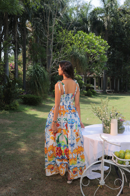 Capri Sunset Maxi Dress