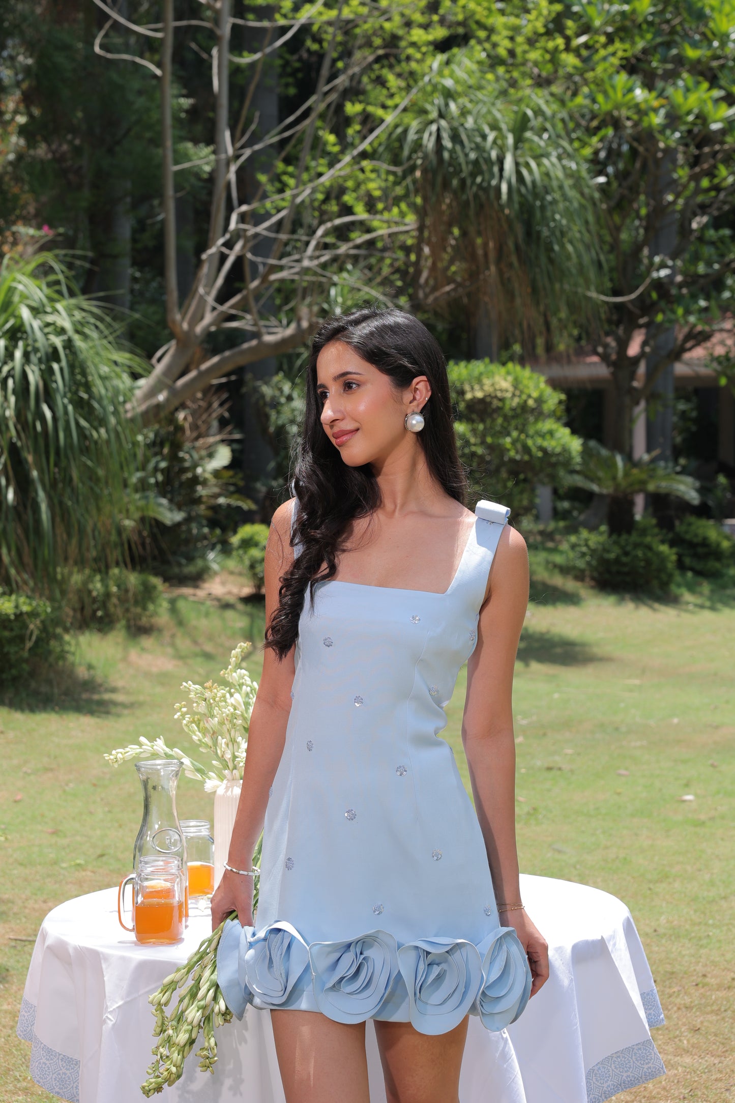 Bluebell Rosette Dress