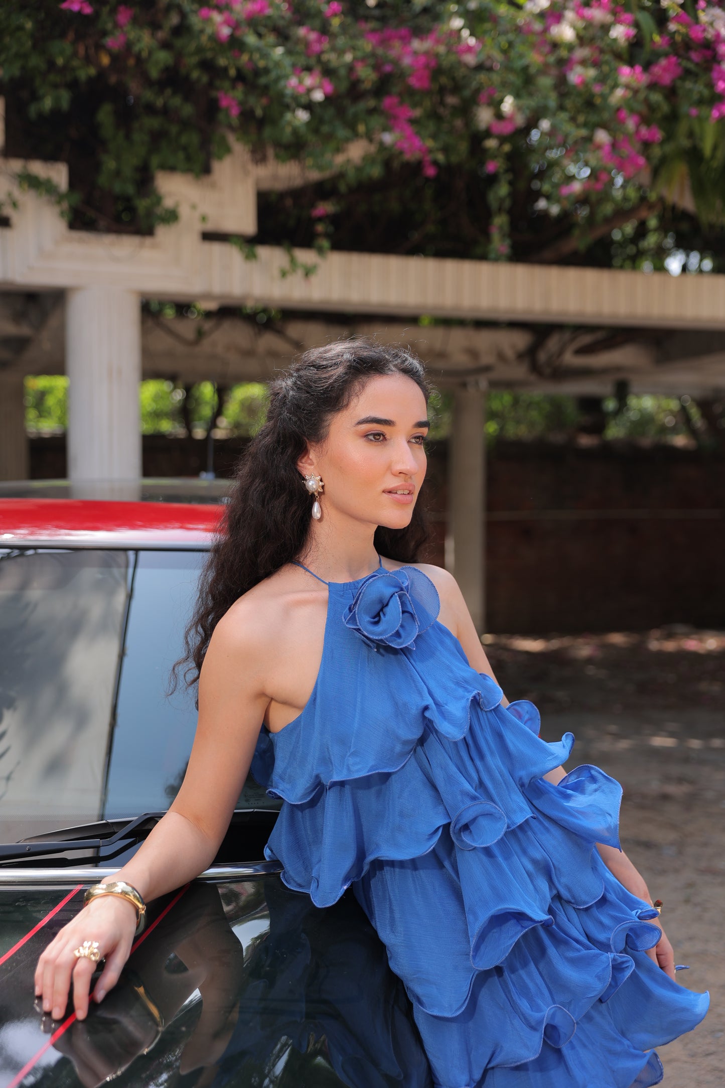 Magnolia Bloom Tier Dress