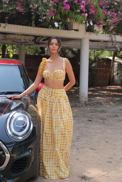 Tuscan Whisper Skirt & Top Set