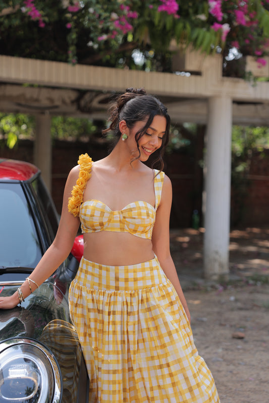 Tuscan Whisper Skirt & Top Set