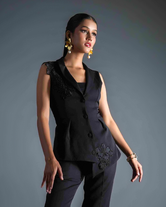 Olivia Embroidered Blazer