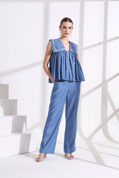 Elenor Sailor Collar Co-ord Set