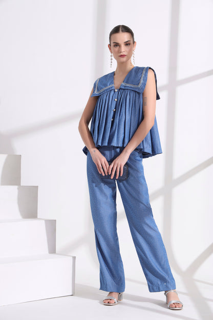 Elenor Sailor Collar Co-ord Set