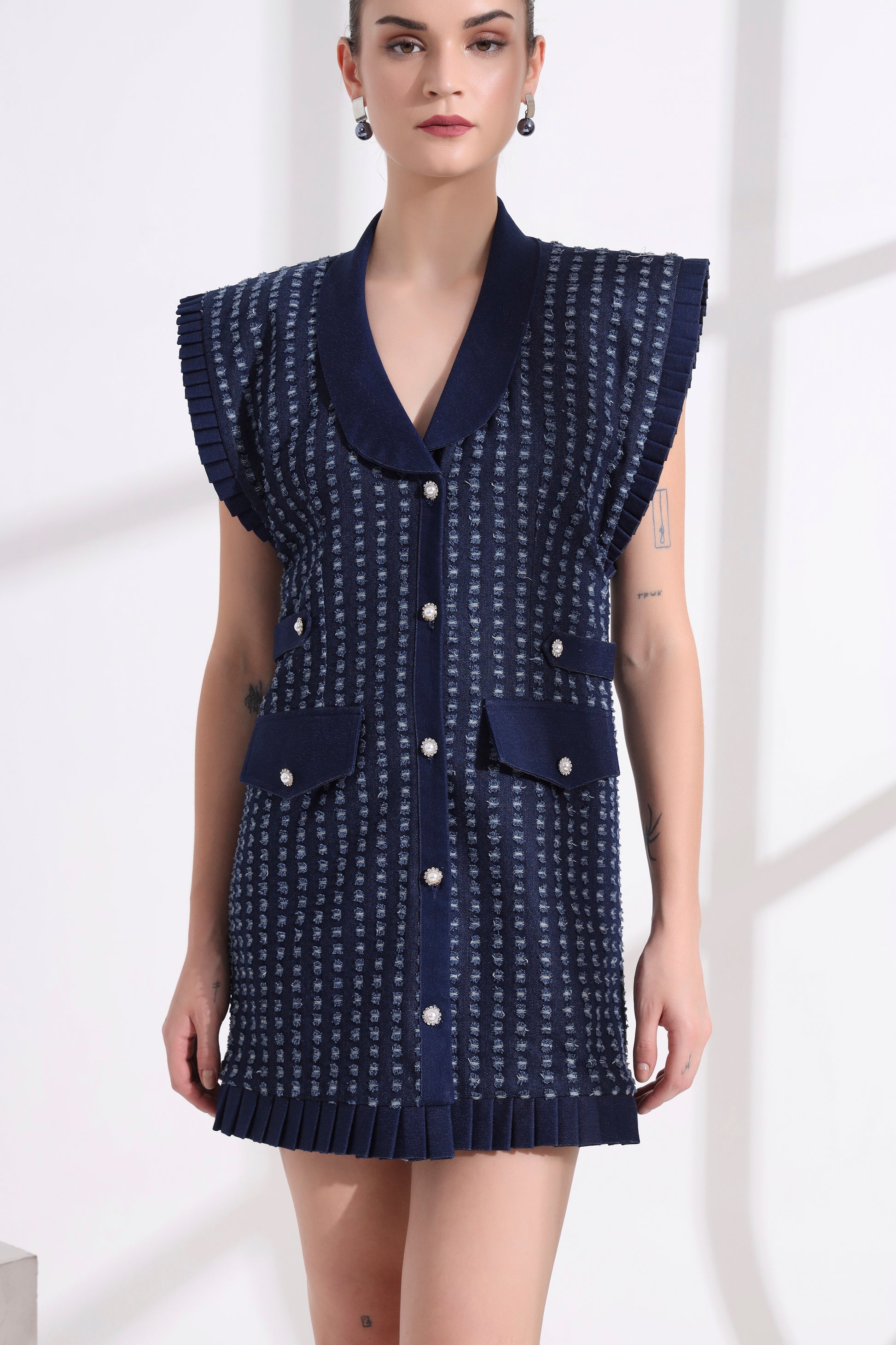 denim dress character Buy Character Embroidered Collar Denim Dress (3mths-8yrs) from Next USA