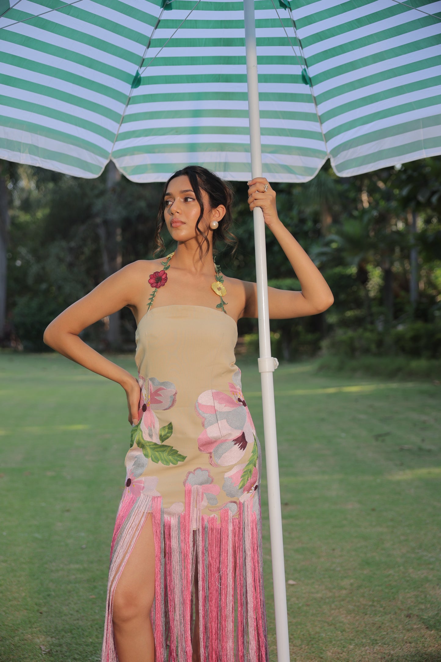 Fiorella Fringe Dress